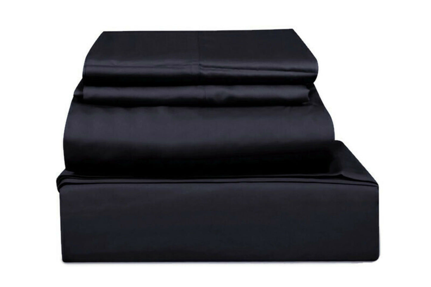 400 TC SOLID,100% COTTON SATEEN, 4 PC BED SHEET SET