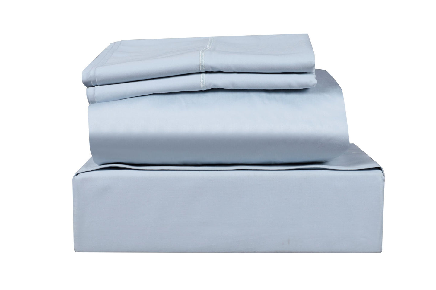 400 TC SOLID,100% COTTON SATEEN, 4 PC BED SHEET SET