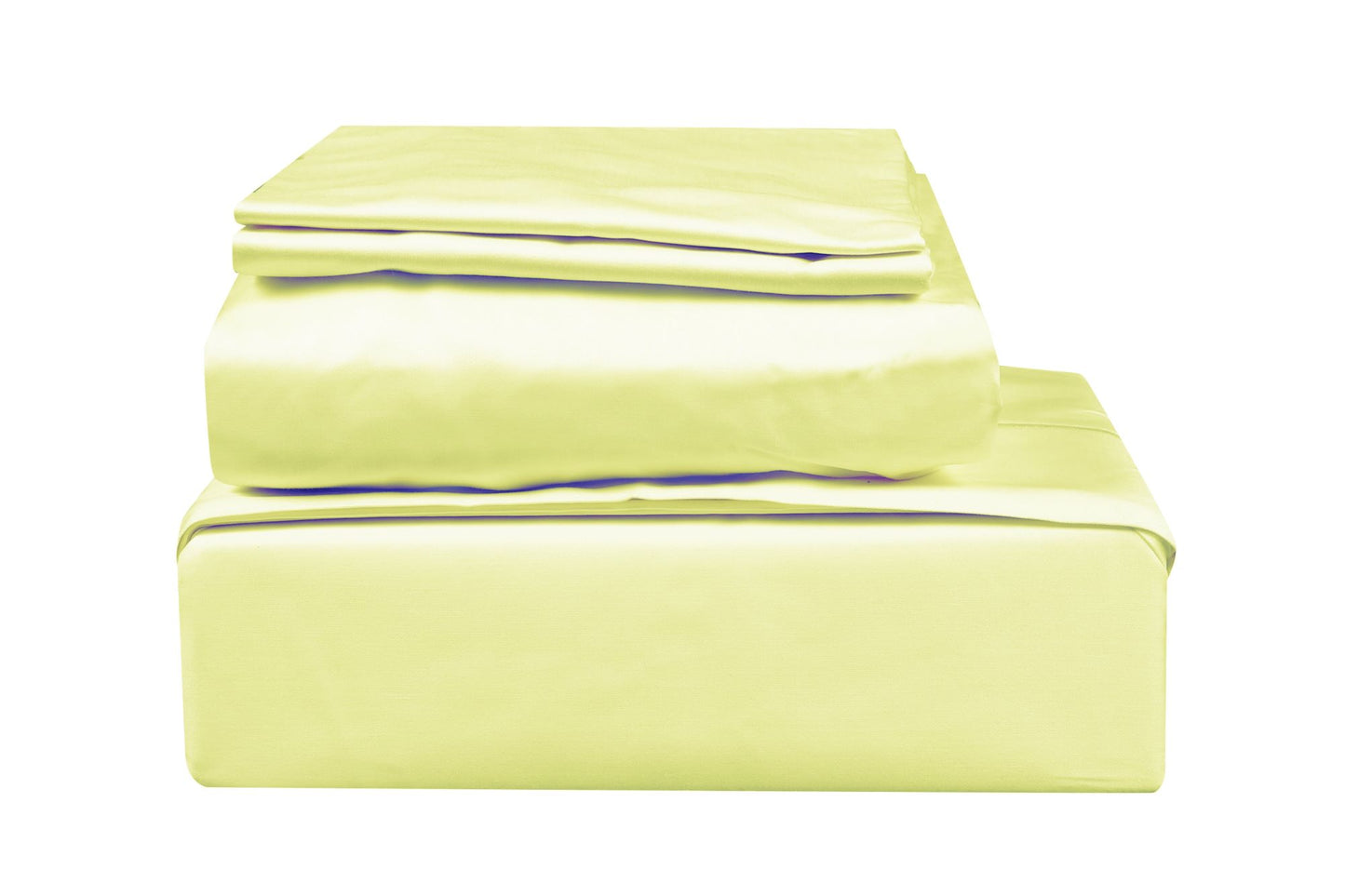 400 TC SOLID,100% COTTON SATEEN, 4 PC BED SHEET SET